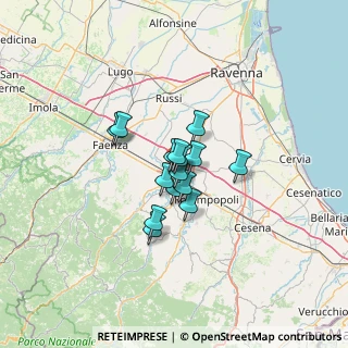 Mappa Via Tolmezzo, 47122 Forlì FC, Italia (7.40067)