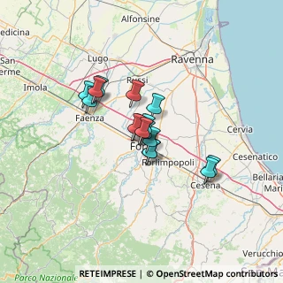 Mappa Via Tolmezzo, 47122 Forlì FC, Italia (8.54438)