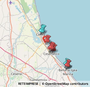 Mappa Via Lazio, 48015 Cervia RA, Italia (6.28909)