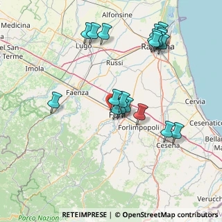 Mappa Via Asiago, 47122 Forlì FC, Italia (16.898)