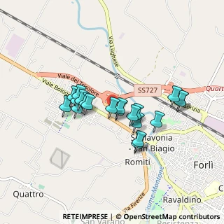 Mappa Via Asiago, 47122 Forlì FC, Italia (0.718)