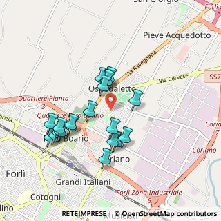 Mappa Via Robert Schuman, 47122 Forlì FC, Italia (0.8535)