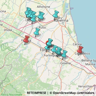 Mappa Via Carlo Grigioni, 47122 Forlì FC, Italia (15.98368)
