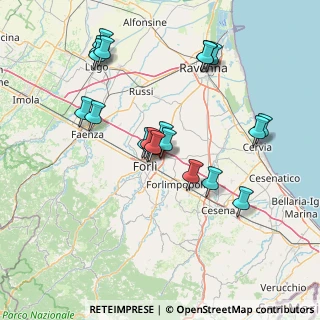 Mappa Via Carlo Grigioni, 47122 Forlì FC, Italia (14.9)