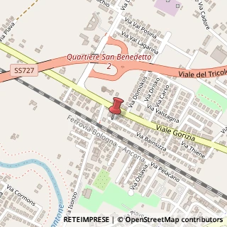 Mappa Via Bainsizza,  95, 47100 Forlì, Forlì-Cesena (Emilia Romagna)