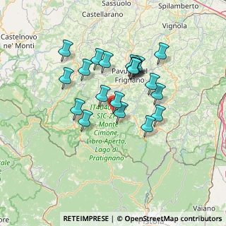 Mappa Via al Maneggio, 41029 Sestola MO, Italia (12.197)