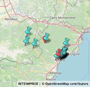 Mappa Via Sandro Pertini, 17057 Calizzano SV, Italia (14.209)