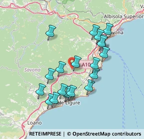 Mappa Via San Giorgio, 17028 Orco Feglino SV, Italia (7.0185)