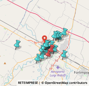 Mappa Via R. Pacciardi, 47122 Forlì FC, Italia (2.5)