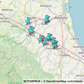 Mappa Via Carpegna, 47121 Forlì FC, Italia (10.02833)