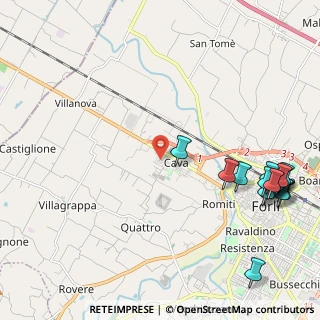 Mappa Via Carpegna, 47121 Forlì FC, Italia (2.9725)