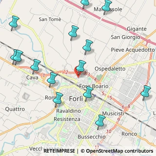 Mappa Via Monte S. Michele, 47122 Forlì FC, Italia (2.69857)