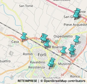Mappa Via Monte S. Michele, 47122 Forlì FC, Italia (2.23615)