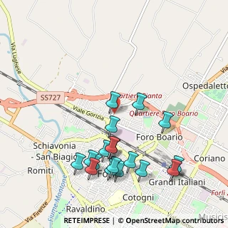 Mappa Via Monte S. Michele, 47122 Forlì FC, Italia (1.10222)