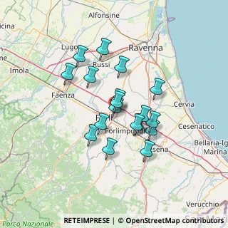 Mappa Via dell'industria, 47122 Forlì FC, Italia (10.945)