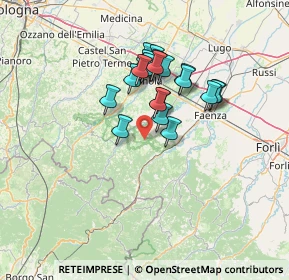 Mappa Monte Mauro, 48025 Riolo Terme RA, Italia (10.8775)