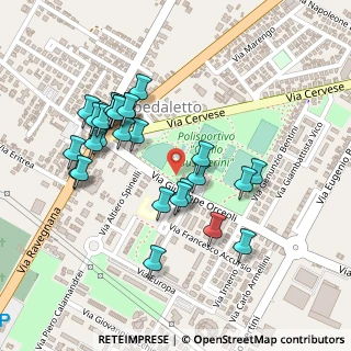 Mappa Via Giuseppe Orceoli, 47122 Forlì FC, Italia (0.23214)