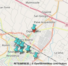 Mappa Via Giuseppe Orceoli, 47122 Forlì FC, Italia (2.47636)