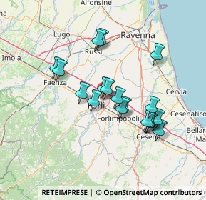 Mappa Via Giuseppe Orceoli, 47122 Forlì FC, Italia (12.15667)