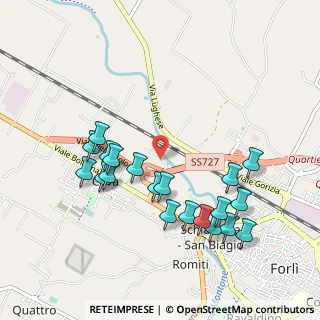 Mappa Via Padulli, 47122 Forlì FC, Italia (1.0245)