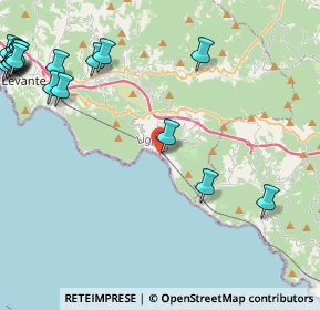 Mappa Piazza Tarchioni, 16030 Moneglia GE, Italia (6.43353)