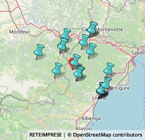 Mappa Via G. B. Pera, 17057 Calizzano SV, Italia (12.4165)