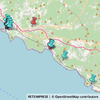 Mappa Via Luca Cambiaso, 16030 Moneglia GE, Italia (6.8815)