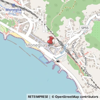 Mappa Piazza Tarchioni, 15, 16030 Moneglia, Genova (Liguria)