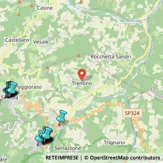 Mappa Via Trentino, 41021 Fanano MO, Italia (3.9525)