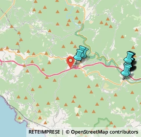 Mappa A12 Genova - Roma, 19020 Carrodano SP, Italia (5.519)