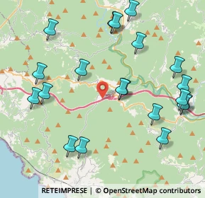 Mappa A12 Genova - Roma, 19020 Carrodano SP, Italia (4.8965)