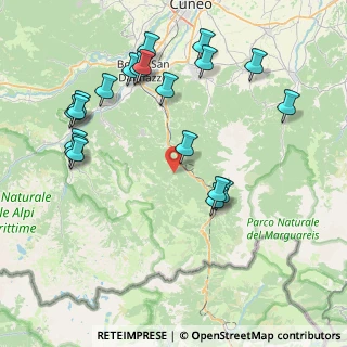 Mappa SP Valle Grande, 12019 Vernante CN (9.2785)