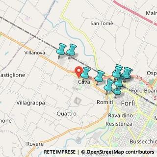 Mappa Via Savio, 47121 Forlì FC, Italia (1.79636)
