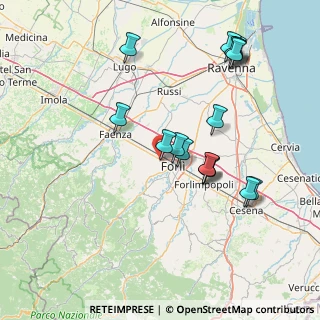 Mappa Via Savio, 47121 Forlì FC, Italia (15.99438)