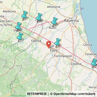 Mappa Via Rio Becca, 47121 Forlì FC, Italia (36.00571)