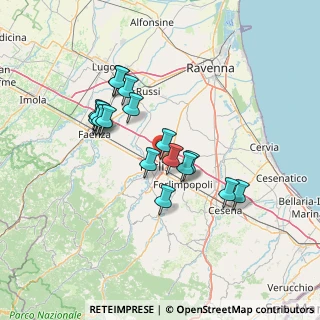 Mappa Via Monnet Jean, 47122 Forlì FC, Italia (12.26471)
