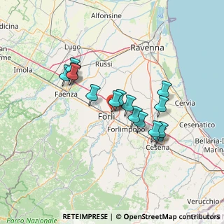 Mappa Via Monnet Jean, 47122 Forlì FC, Italia (11.786)