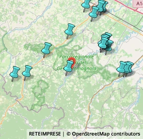 Mappa Casola Valsenio, 48032 Casola Valsenio RA, Italia (9.637)