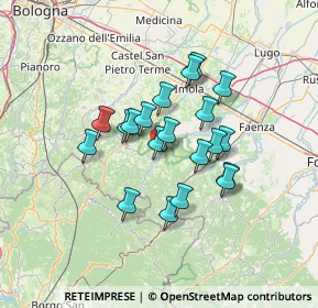 Mappa Casola Valsenio, 48032 Casola Valsenio RA, Italia (10.7625)