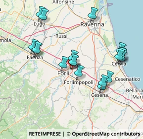 Mappa Via Fiume Ronco, 47122 Forlì FC, Italia (15.37368)