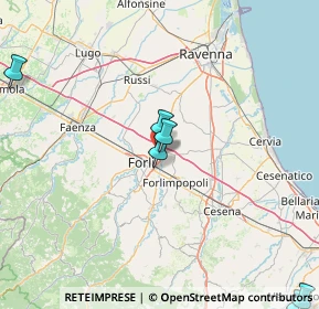 Mappa Via Fiume Ronco, 47122 Forlì FC, Italia (38.4575)