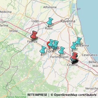 Mappa Via Valdastico, 47122 Forlì FC, Italia (14.7055)