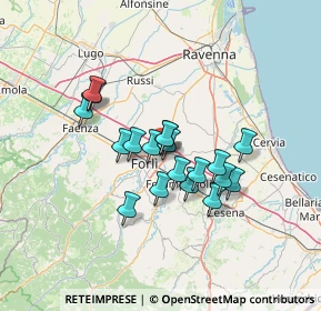 Mappa Via Schiaparelli Virginio G., 47122 Forlì FC, Italia (10.38053)
