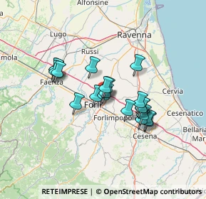 Mappa Via Schiaparelli Virginio G., 47122 Forlì FC, Italia (10.4735)