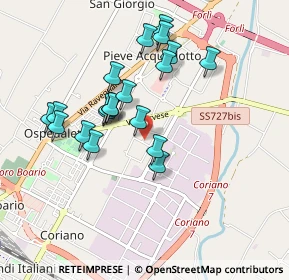 Mappa Via Schiaparelli Virginio G., 47122 Forlì FC, Italia (0.8465)