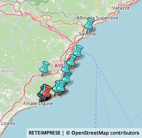 Mappa Via Aurelia snc Località, 17028 Spotorno SV, Italia (7.457)