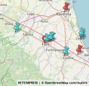 Mappa Via Isonzo, 47122 Forlì FC, Italia (24.00333)