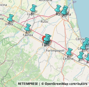 Mappa Via Isonzo, 47122 Forlì FC, Italia (19.60714)