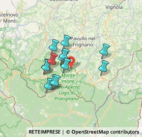 Mappa Via Circonvallazione, 41029 Sestola MO, Italia (10.53538)