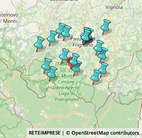 Mappa Via Circonvallazione, 41029 Sestola MO, Italia (11.78947)